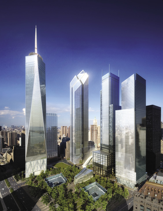 The World Trade Center, as it will look within two years.